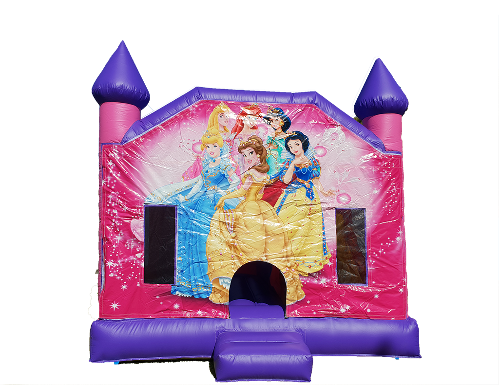 Disney Princess (5x5m) castle with slide