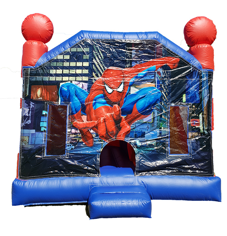 Spiderman jumping castle hire