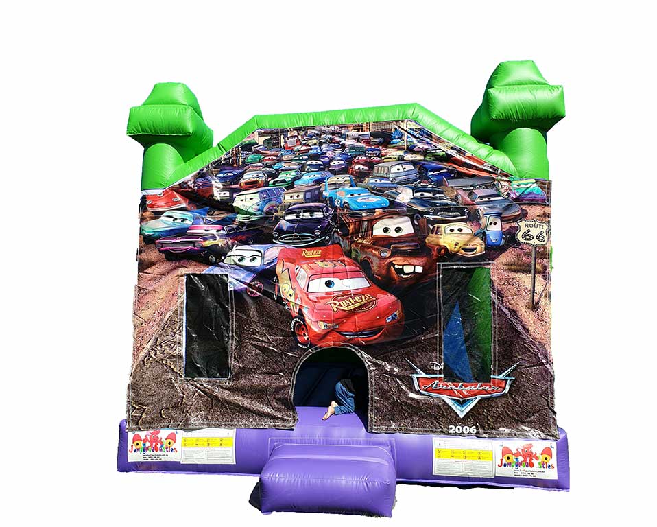 Disney Cars (5x5m) castle with slide